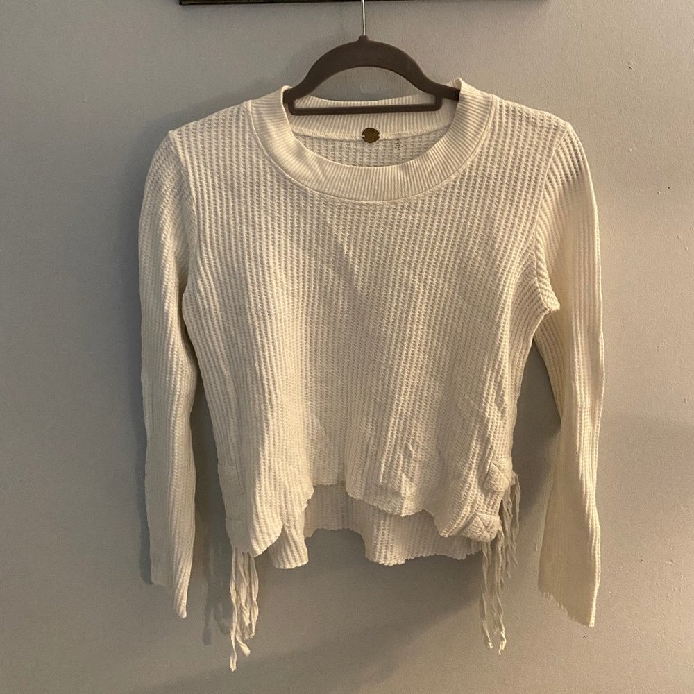FREE PEOPLE Cropped Henley (S)
